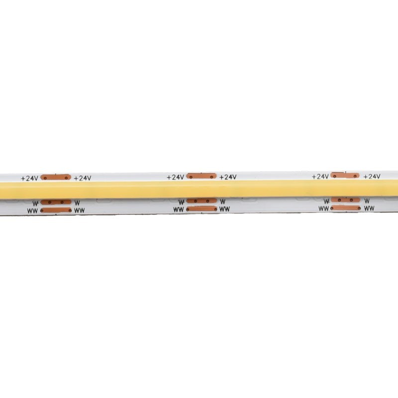 Banda Led Digital Cob 576D/m - Lumina 3 in 1 Alb 2700K-4500K-6500K - 24V/3 Fire - 8mm - 10W/m -  RA 90, Protectie IP20 - Rola/5m