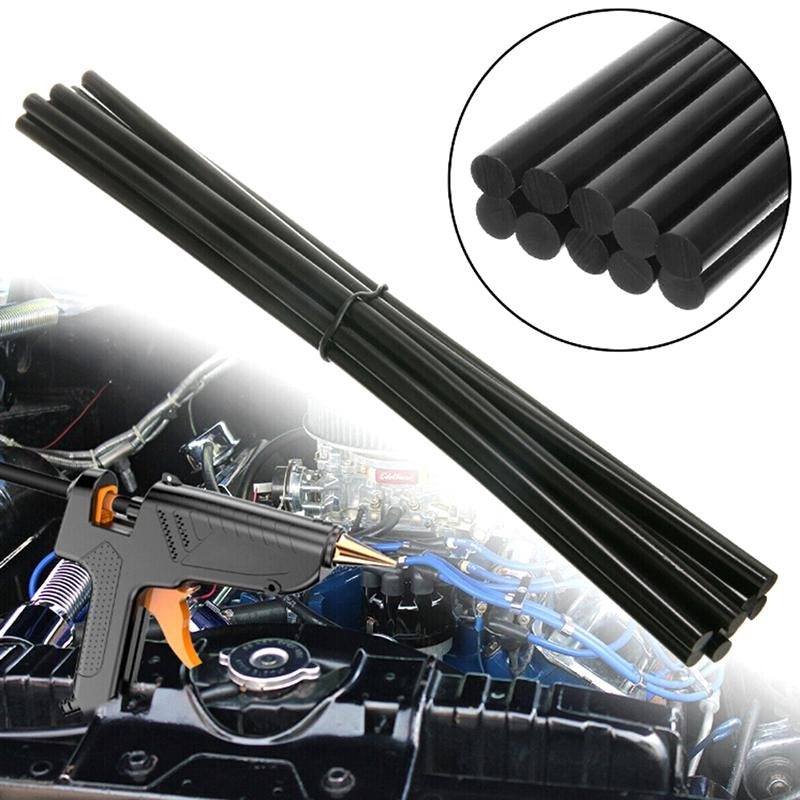 Bara de Silicon pentru Pistol Lipit, Profesionala, Diametru 8mm, Lungime 27cm, Negru