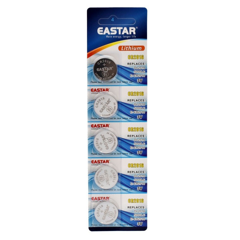 Baterie CR2016 Li-ion 3V Eastar - BL/5buc