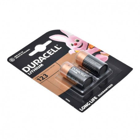 Baterie Duracell Lithium CR123/3V - Blister 2Buc