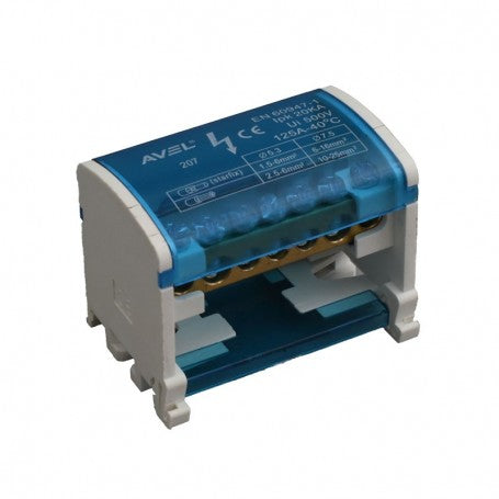Bloc de Distributie Electric 407 - 125A / 500V 1,5-16mm / 2,5-25mm