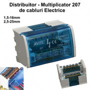 Bloc de Distributie Electric 407 - 125A / 500V 1,5-16mm / 2,5-25mm
