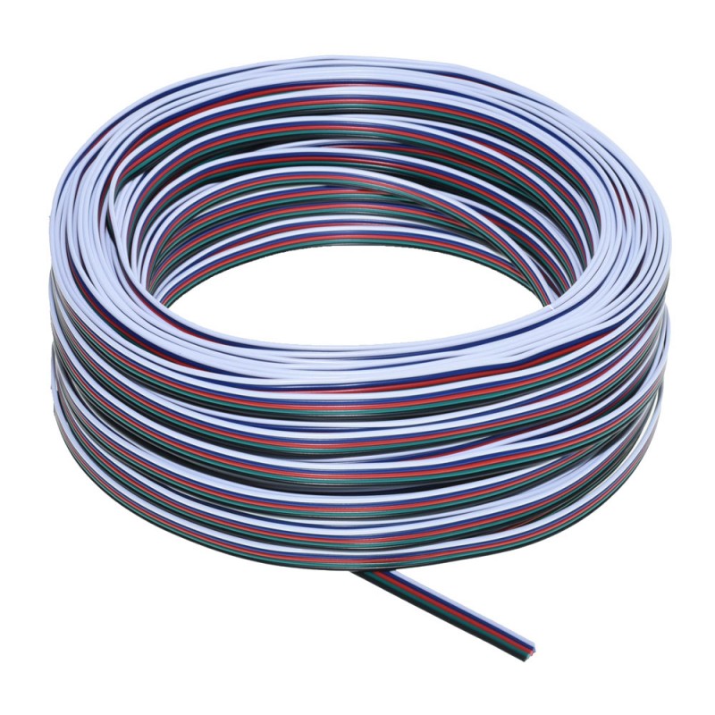 Cablu Alimentare RGBW 5 Fire, Rola 50m