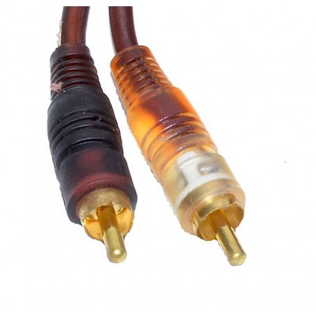 Cablu Audio Jack 3,5mm Tata - 2 RCA Tata, Siliconat 1,5m, Profesional