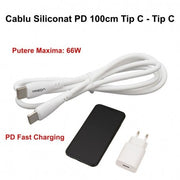 Cablu de Date Siliconat Tip C / PD-PD 100cm CA-8985