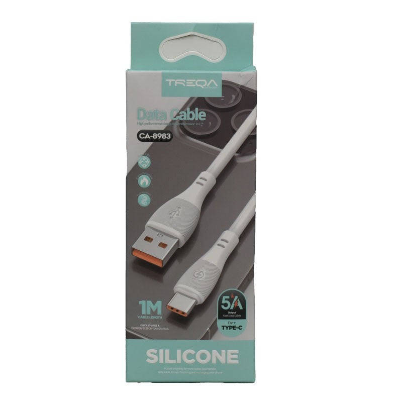 Cablu de Date Siliconat USB la Tip C / 100cm CA-8983