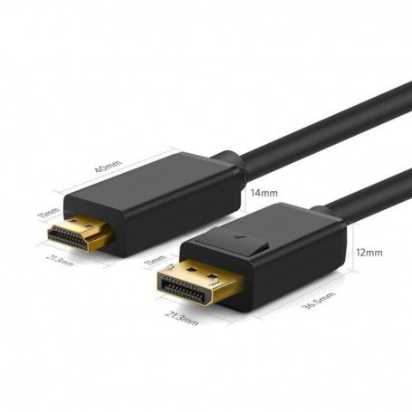 Cablu Displayport la HDMI, Lungime 3m