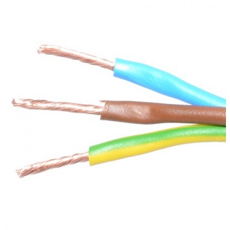 Cablu Electric Litat, MYYM, Alb, 3x1,5mm, Rola 100m