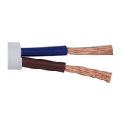 Cablu Electric Plat, Alb, 2x1mm, MYYUP, Rola 100m