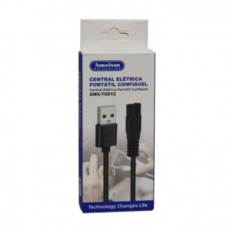 Cablu USB cu mufa RC tip D pentru Masina de Tuns - Ras / TXD12