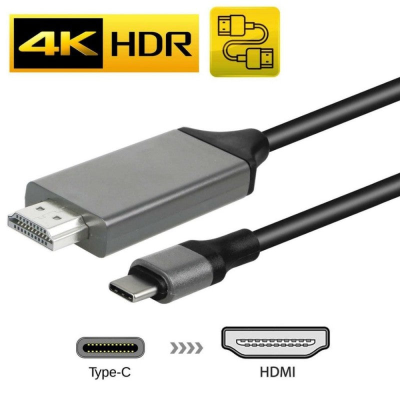 Cablu USB Type-C 3.1 la HDMI 2.0, 2K*4K, 2M