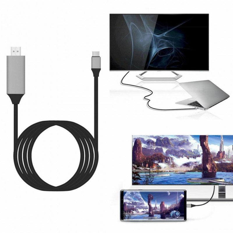 Cablu USB Type-C 3.1 la HDMI 2.0, 2K*4K, 2M