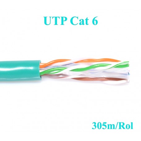 Cablu UTP Cat 6 Cupru Integral 8 Fire, 305m/Rol