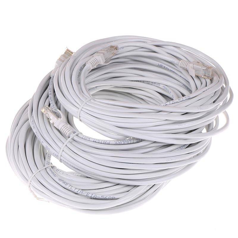 Cablu UTP Patchcord, CAT5e, Lungime 25m, Capete Mufate RJ45
