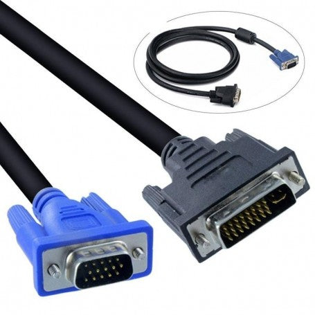 Cablu Video DVI 24+5 la VGA, 1.5m