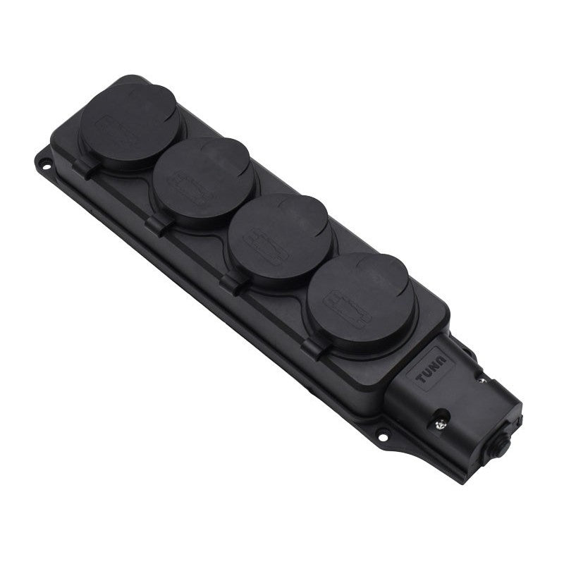 Cap de Prelungitor cu 4 Prize si Capac din Cauciuc, 3500W