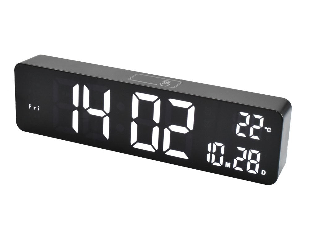 Ceas Digital DS-6625 Negru cu Led Alb