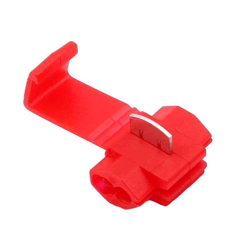 Conector Inadire Cablu 100Buc/Set Rosu