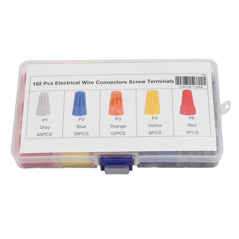 Conector Rapid Terminal prin Infiletare pentru Fire, 102buc / Set