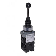 Controller cu Maneta 4 Pozitii cu Revenire, Tip Joystick, Diametru montaj 22mm, Metalic, 3A