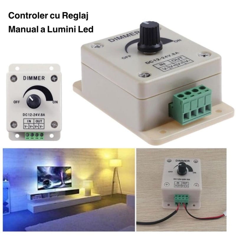Controller Led Monocrom, 8A, Manual