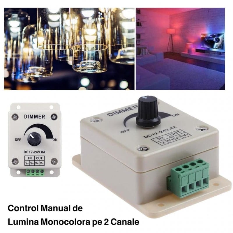 Controller Led Monocrom, 8A, Manual