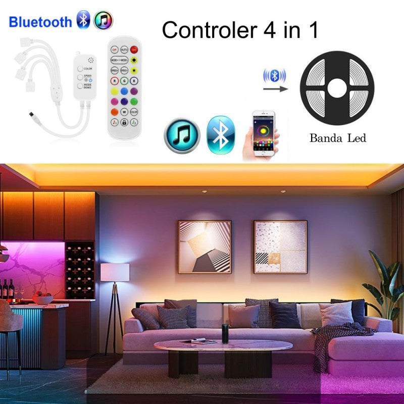 Controller RGB 4-1, Bluetooth si Telecomanda