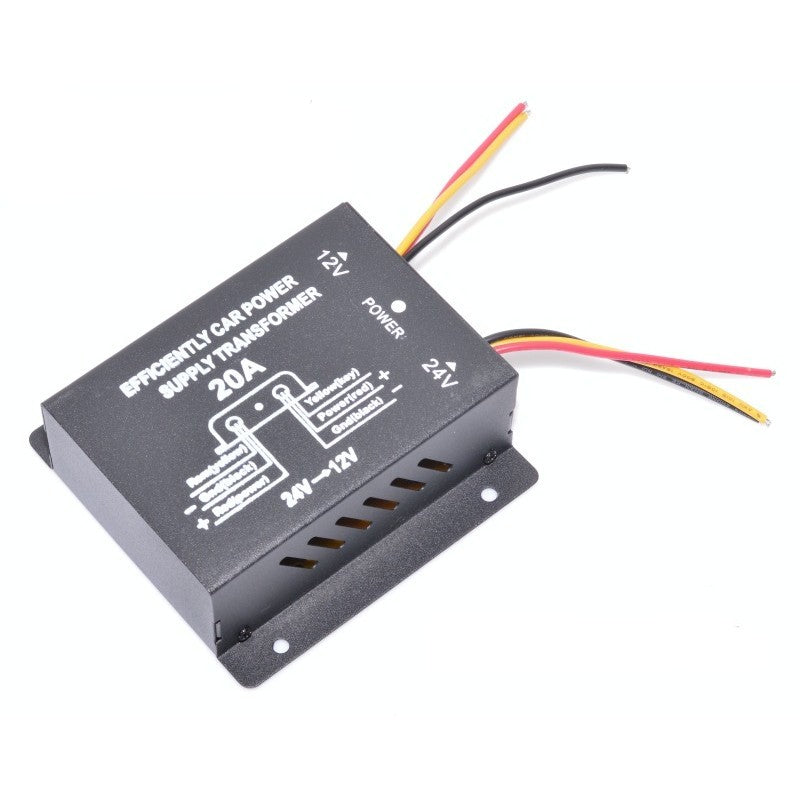 Convertor Auto de Tensiune Pentru Curent 24V-12V DC, 20A