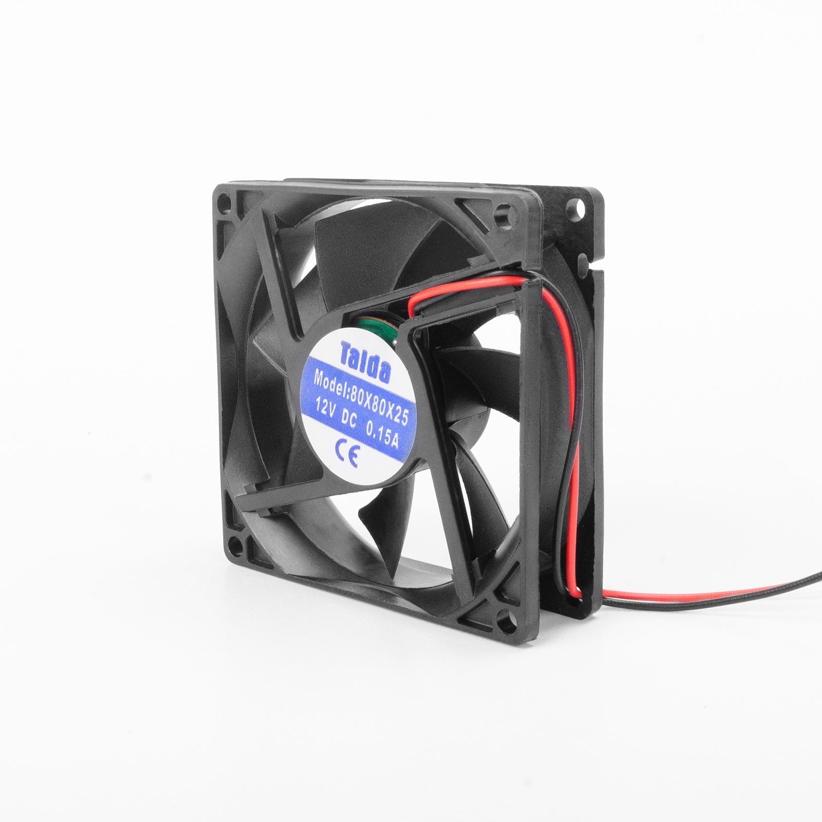 Ventilator Patrat 12V, 80x80x25 mm, Tip Cooler, 1.8W
