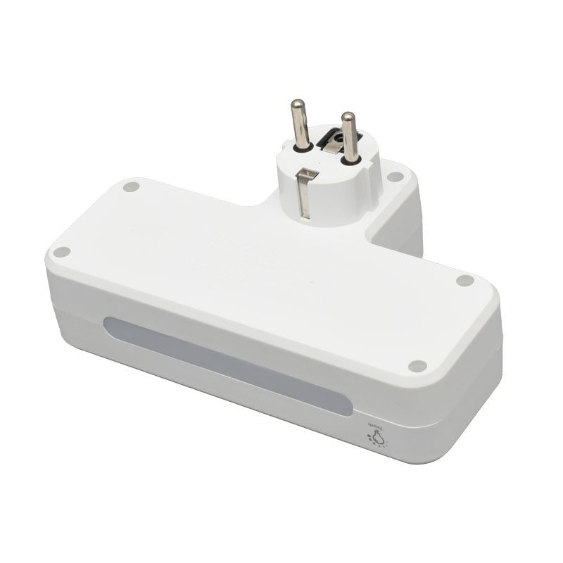 Dublu Stecher Multifunctional cu 2 x Usb QC3.0 - 1PD 20W si Lumina de Veghe