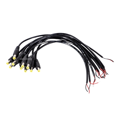 Mufa Alimentare DC 2,1/5,5mm Tata cu Cablu 100cm