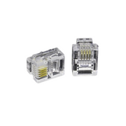 Mufa Telefon Plastic RJ11 100 Buc/Set