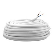 Cablu Electric Litat, MYYM, Alb, 2x1mm, Rola 100m