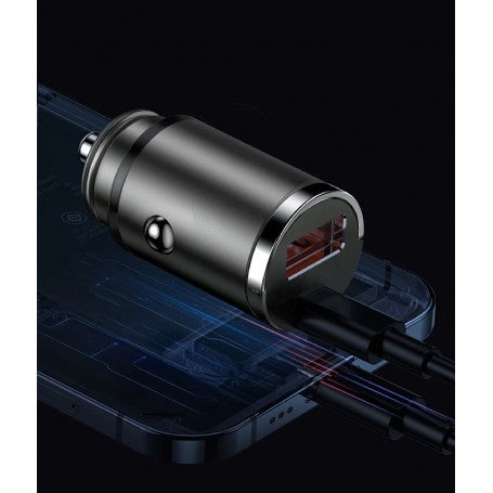 Incarcator Auto Slim Tip C Fast / Usb-PD - 100W-CC-326