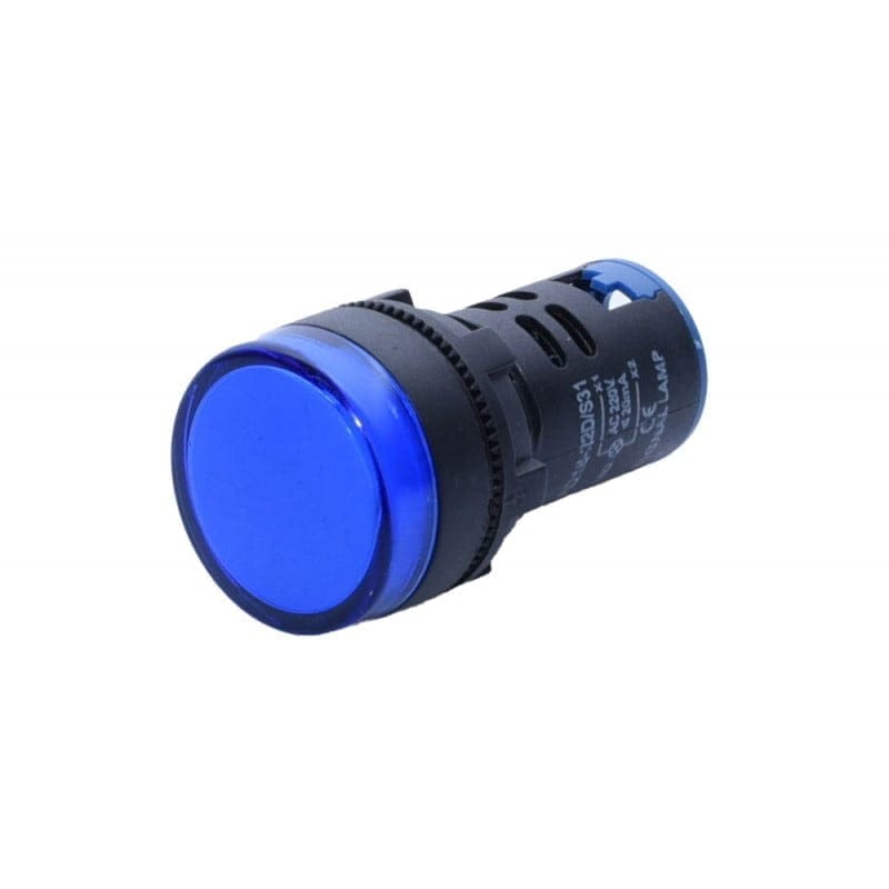 Indicator Martor, Mat, 220V, 16A, 29x51mm, Albastru