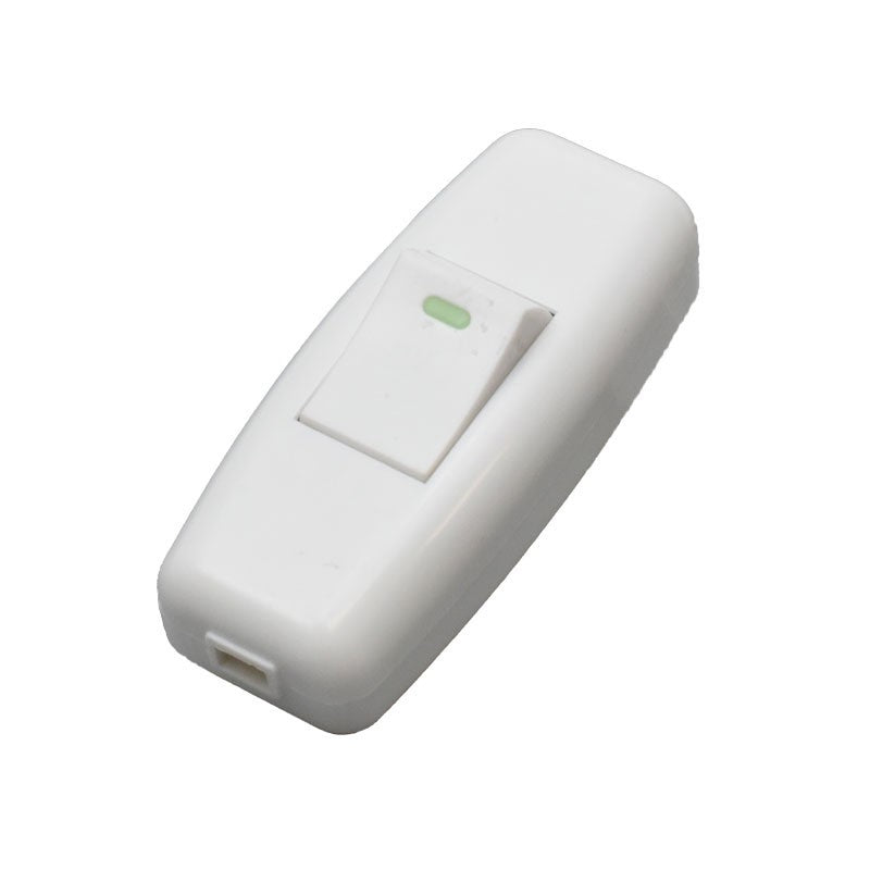 Intrerupator pe Fir 10A / 250V Alb