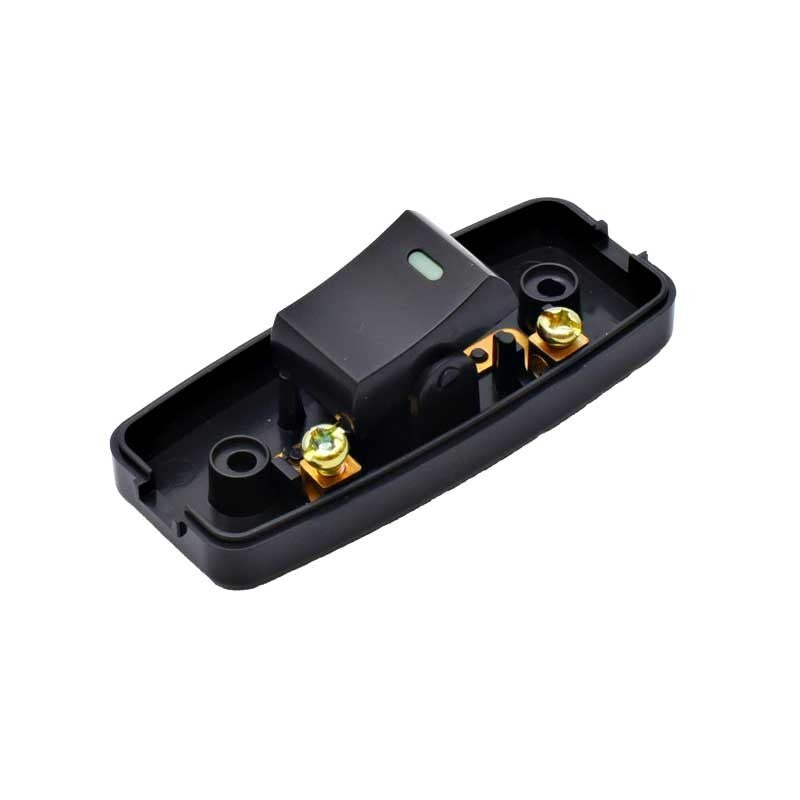 Intrerupator pe Fir 10A / 250V Negru