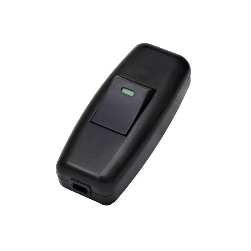 Intrerupator pe Fir 10A / 250V Negru