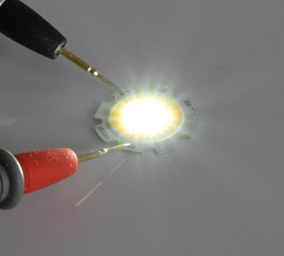 Led Cob 28mm - 3W, Lumina Cald/Rece