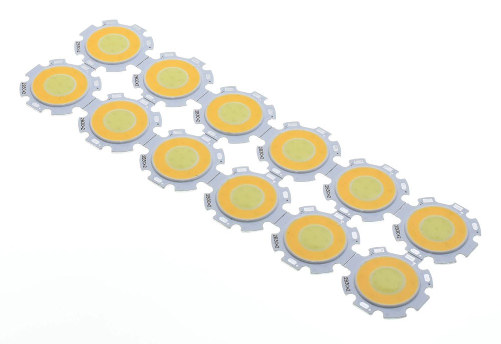 Led Cob 28mm - 5W, Lumina Cald/Rece