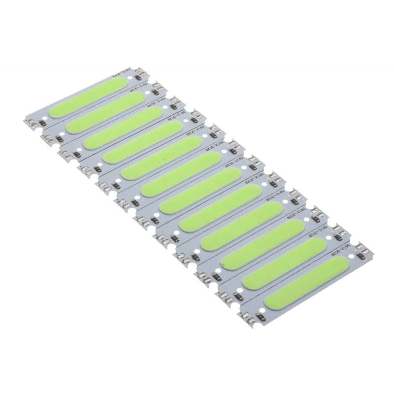 LED Cob cu 6 segmente Led, 58X13MM, 2W, Lumina Verde