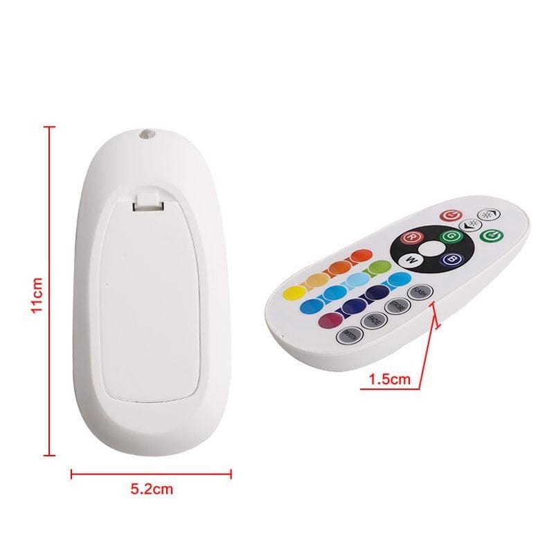 LED Auto RGB cu Telecomanda, Soclu Feston 41mm, Set 2 Buc