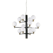 Lustra LED, Premium, IdealLux Italia, COPERNICO SP12 NERO