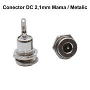 Mufa de Alimentare DC 2,1mm Mama de Metal / Aplicata