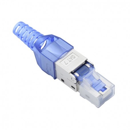 Mufa RJ45 CAT 7 - S/FTP Metalica Albastru / Fara Sertizare