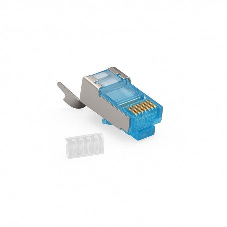 Mufa RJ45 S/FTP CAT 7 CUT Albastru cu Ecranare Metalica - 50Buc/Set
