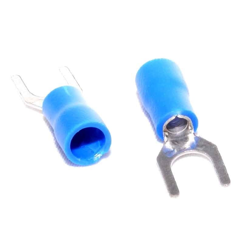Papuc Electric tip Furca Ø 5mm Albastru ,100B/Set