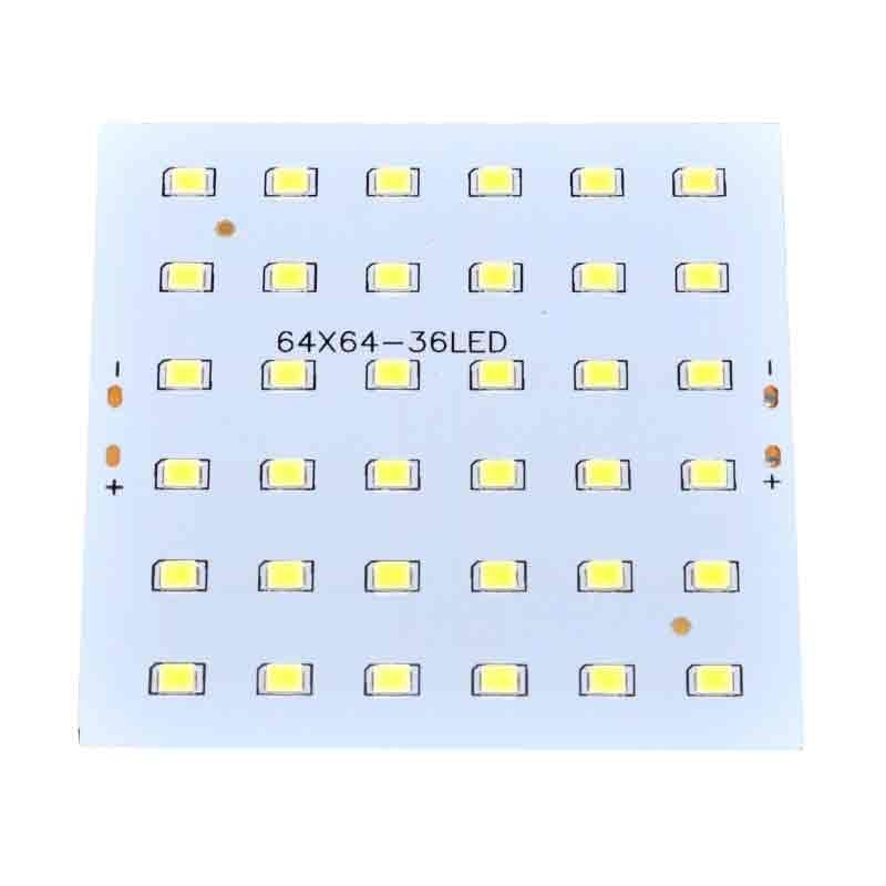 Placa cu Leduri Tip SMD 64 X 64 X 36 Buc 12V / Putere 10W
