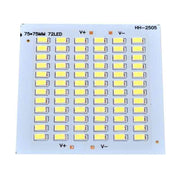 Placa cu Leduri Tip SMD 75mm X 75mm X 72 Buc 12V / Putere 50W