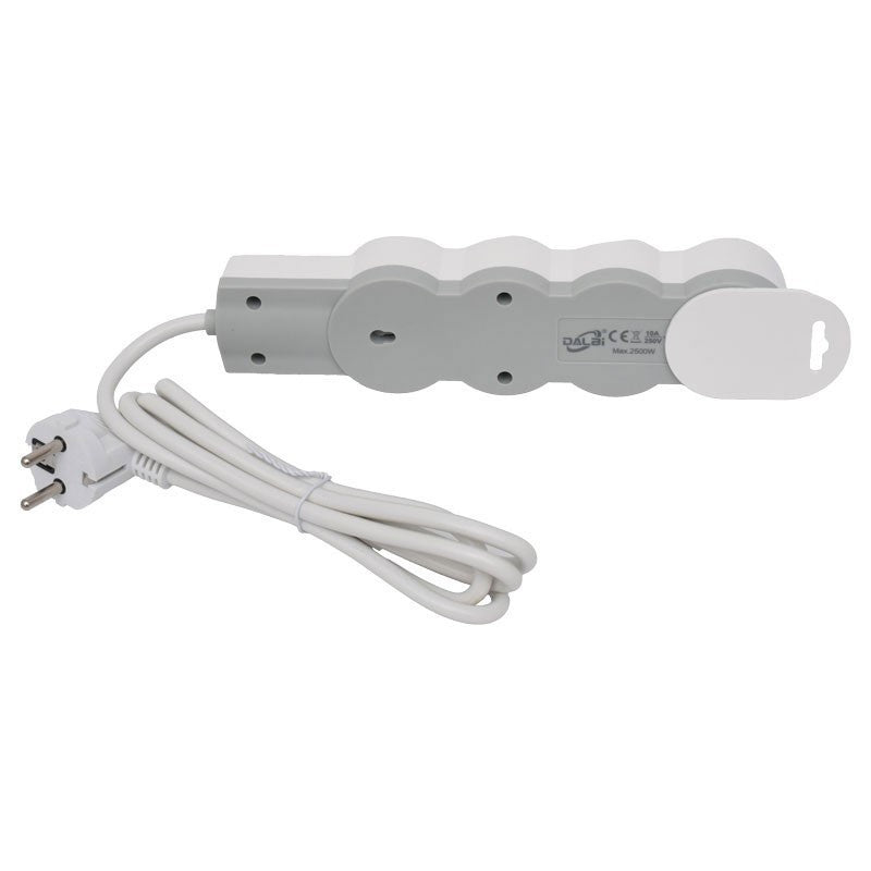 Prelungitor Electric cu Intrerupator, 3 Prize si Protectie Copii, Cablu 3x1mm / 1,5m